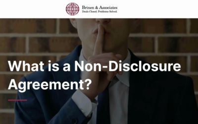 Answering Non-Disclosure Agreement FAQs with Joshua D. Brinen
